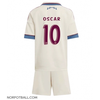 Billige Fotballdrakt Ajax Oscar Gloukh #10 Replika Tredjedraktsett Barn 2025-26 Kortermet (med bukser)